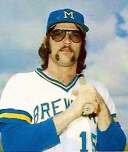DARRELL PORTER Milwaukee Brewers 1975 Home Majestic Throwback Baseball Jersey 