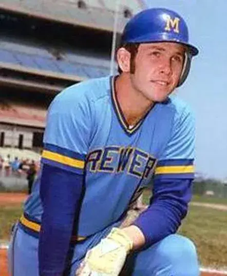 DON MONEY Milwaukee Brewers 1975 Away Majestic Throwback Baseball Jersey 