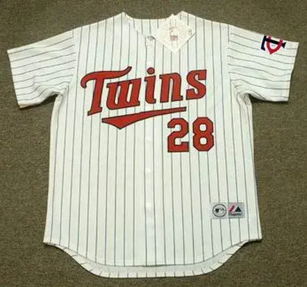 BERT BLYLEVEN Minnesota Twins 1987 Home Majestic Throwback Baseball Jersey
