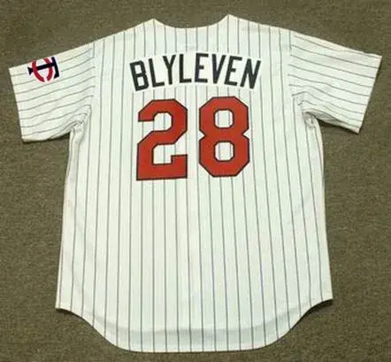BERT BLYLEVEN Minnesota Twins 1987 Home Majestic Throwback Baseball Jersey 