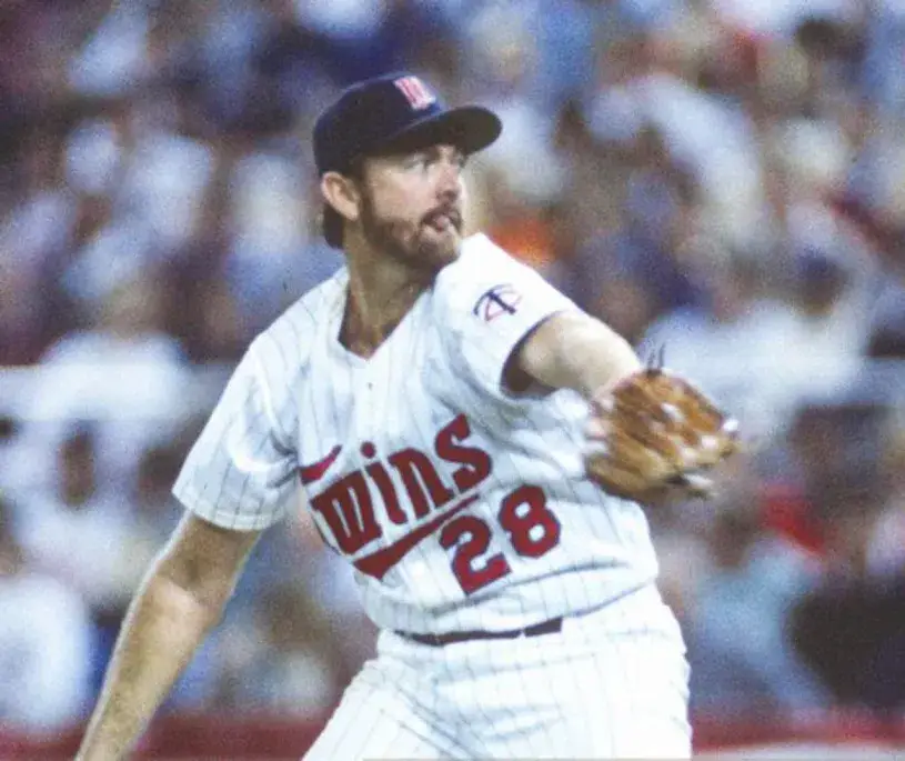 BERT BLYLEVEN Minnesota Twins 1987 Home Majestic Throwback Baseball Jersey 