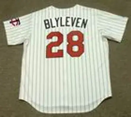 BERT BLYLEVEN Minnesota Twins 1987 Home Majestic Throwback Baseball Jersey 