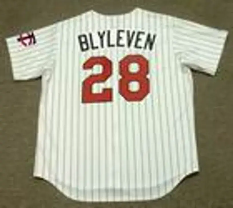 BERT BLYLEVEN Minnesota Twins 1987 Home Majestic Throwback Baseball Jersey 