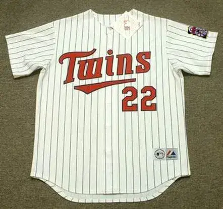 BRAD RADKE Minnesota Twins 2004 Majestic Throwback Home Baseball Jersey