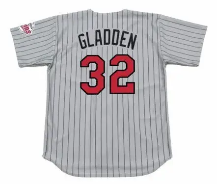 DAN GLADDEN Minnesota Twins 1991 Majestic Throwback Away Baseball Jersey 