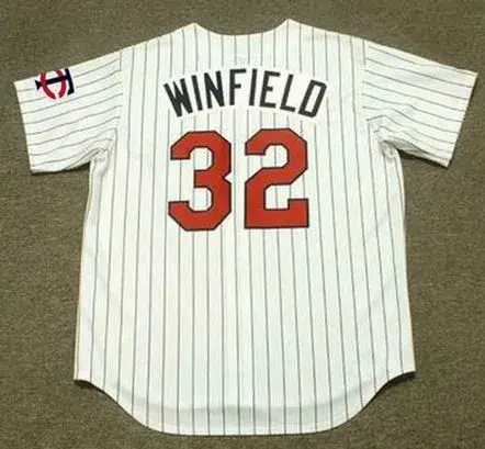 DAVE WINFIELD Minnesota Twins 1993 Majestic Throwback Home Baseball Jersey 