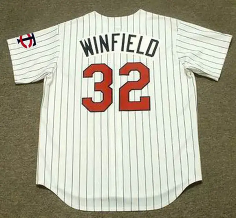 DAVE WINFIELD Minnesota Twins 1993 Majestic Throwback Home Baseball Jersey 