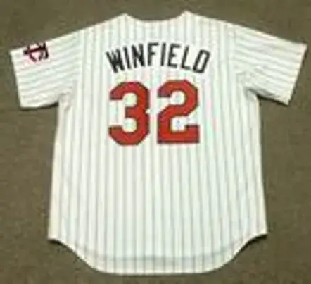 DAVE WINFIELD Minnesota Twins 1993 Majestic Throwback Home Baseball Jersey 