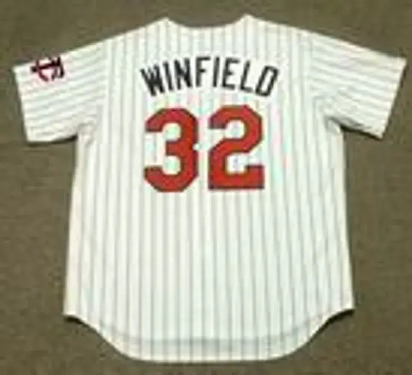 DAVE WINFIELD Minnesota Twins 1993 Majestic Throwback Home Baseball Jersey 