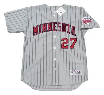 DAVID ORTIZ Minnesota Twins 2002 Majestic Throwback Away Baseball Jersey