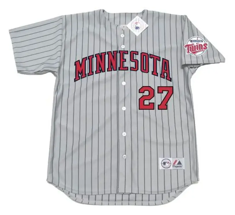 DAVID ORTIZ Minnesota Twins 2002 Majestic Throwback Away Baseball Jersey
