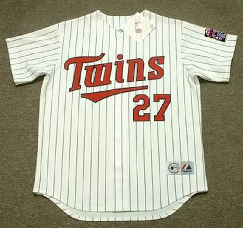 DAVID ORTIZ Minnesota Twins 2002 Majestic Throwback Home Baseball Jersey