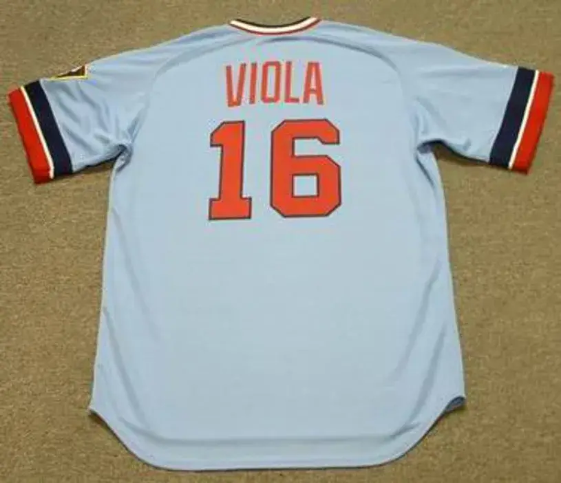 FRANK VIOLA Minnesota Twins 1984 Majestic Cooperstown Throwback Baseball Jersey 