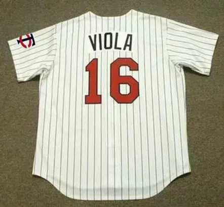 FRANK VIOLA Minnesota Twins 1987 Majestic Throwback Home Baseball Jersey 