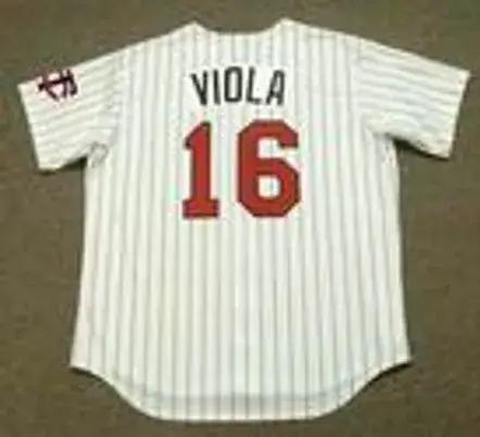 FRANK VIOLA Minnesota Twins 1987 Majestic Throwback Home Baseball Jersey 
