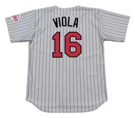 FRANK VIOLA Minnesota Twins 1988 Majestic Throwback Away Baseball Jersey 