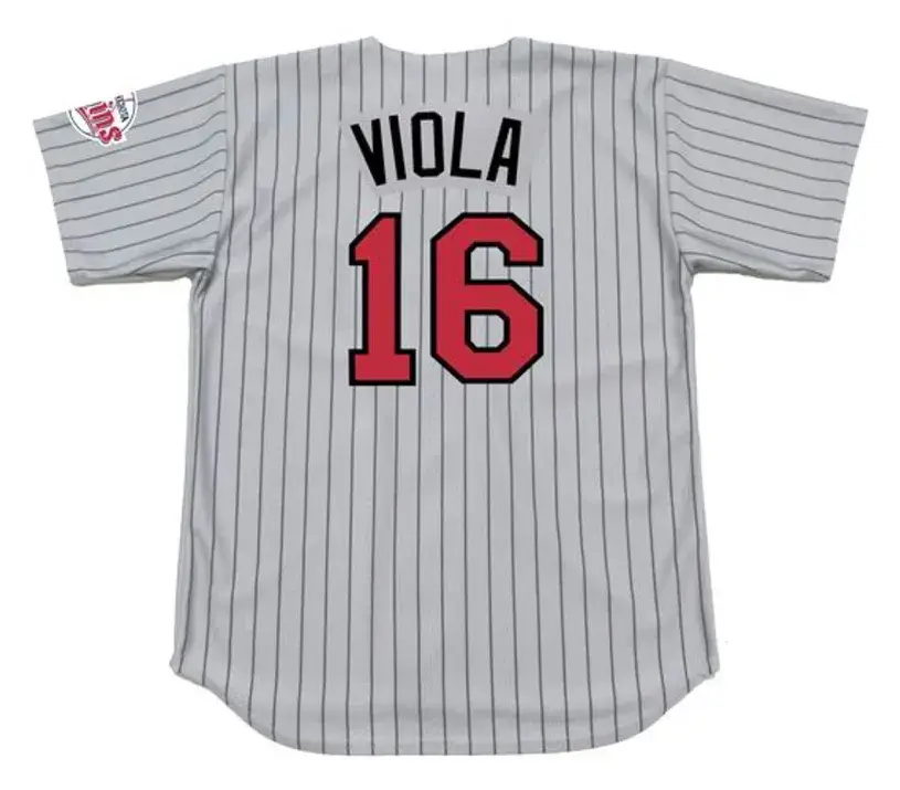FRANK VIOLA Minnesota Twins 1988 Majestic Throwback Away Baseball Jersey 