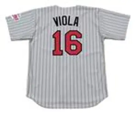 FRANK VIOLA Minnesota Twins 1988 Majestic Throwback Away Baseball Jersey 
