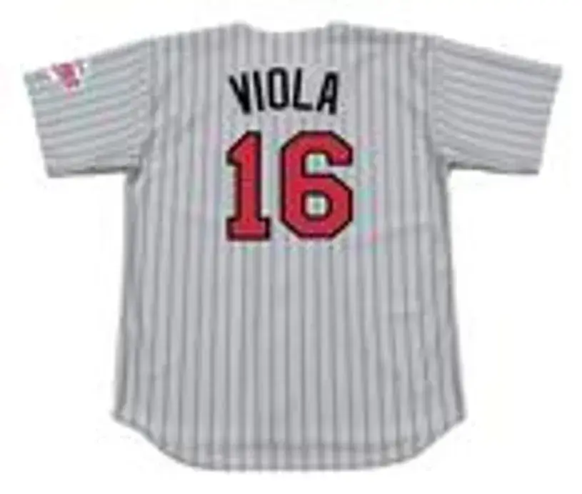 FRANK VIOLA Minnesota Twins 1988 Majestic Throwback Away Baseball Jersey 