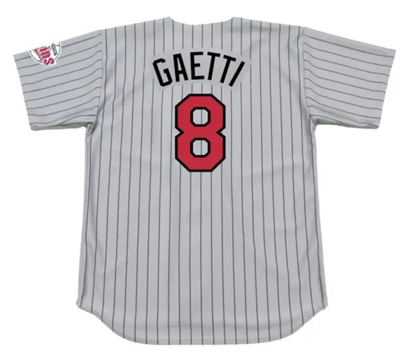 GARY GAETTI Minnesota Twins 1988 Majestic Throwback Away Baseball Jersey 