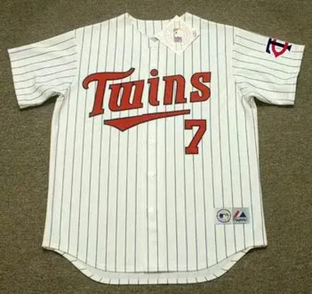 GREG GAGNE Minnesota Twins 1991 Majestic Throwback Home Baseball Jersey