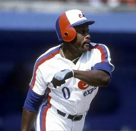 AL OLIVER Montreal Expos 1982 Home Majestic Throwback Baseball Jersey 