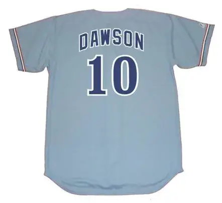 ANDRE DAWSON Montreal Expos 1978 Away Majestic Throwback Baseball Jersey 