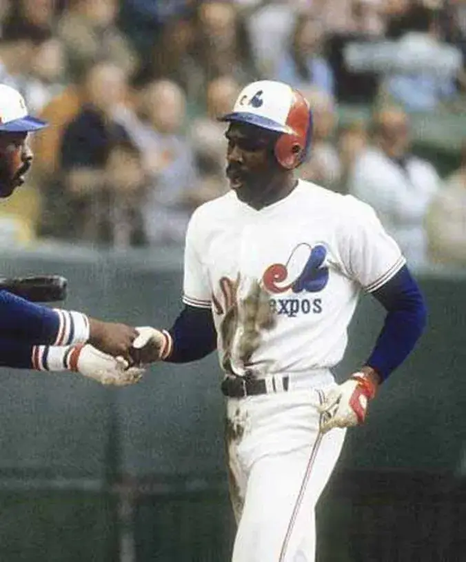 ANDRE DAWSON Montreal Expos 1979 Home Majestic Throwback Baseball Jersey 