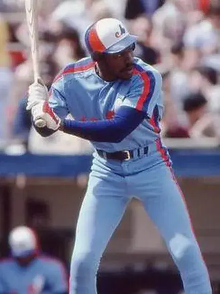 ANDRE DAWSON Montreal Expos 1981 Away Majestic Throwback Baseball Jersey 