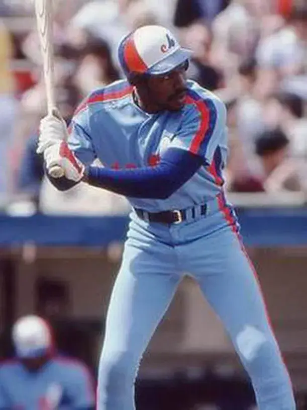 ANDRE DAWSON Montreal Expos 1981 Away Majestic Throwback Baseball Jersey 