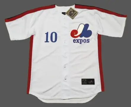 ANDRE DAWSON Montreal Expos 1981 Home Majestic Throwback Baseball Jersey