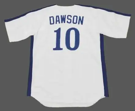 ANDRE DAWSON Montreal Expos 1981 Home Majestic Throwback Baseball Jersey 