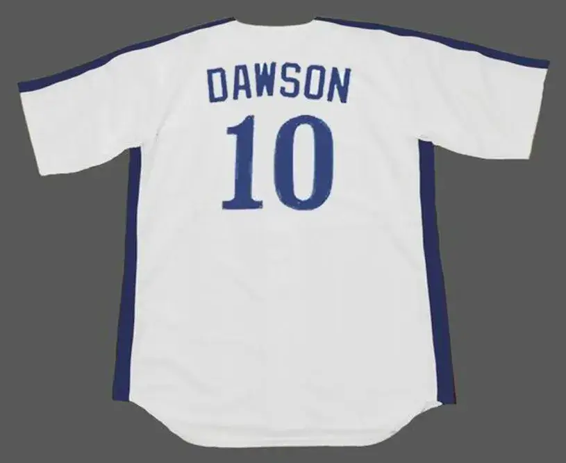 ANDRE DAWSON Montreal Expos 1981 Home Majestic Throwback Baseball Jersey 