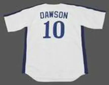 ANDRE DAWSON Montreal Expos 1981 Home Majestic Throwback Baseball Jersey 