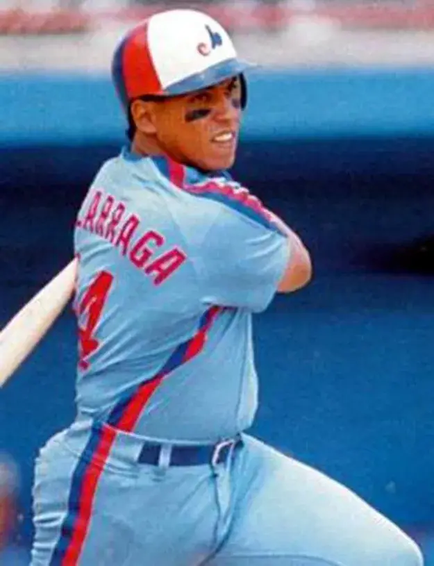 ANDRES GALARRAGA Montreal Expos 1987 Away Majestic Throwback Baseball Jersey 