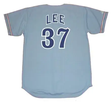 BILL LEE Montreal Expos 1979 Away Majestic Throwback Baseball Jersey 