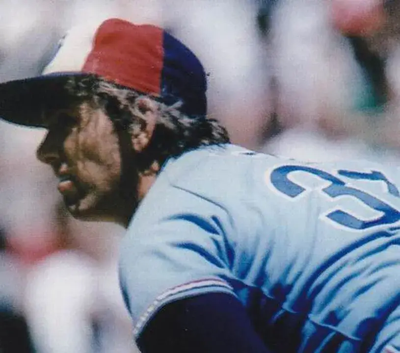 BILL LEE Montreal Expos 1979 Away Majestic Throwback Baseball Jersey 