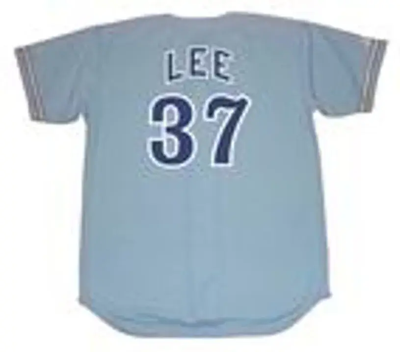 BILL LEE Montreal Expos 1979 Away Majestic Throwback Baseball Jersey 
