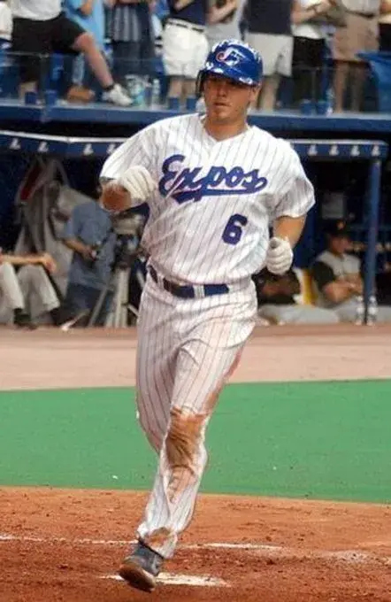 BRAD WILKERSON Montreal Expos 2002 Home Majestic Throwback Baseball Jersey 