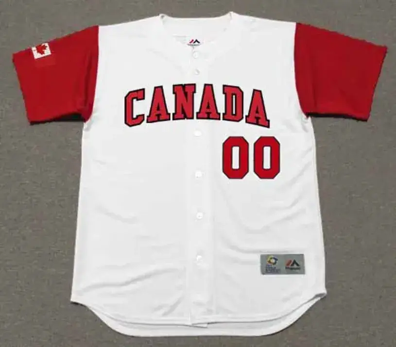 CANADA World Baseball Classic Throwback Customized Jersey “Any Name & Number(s)”