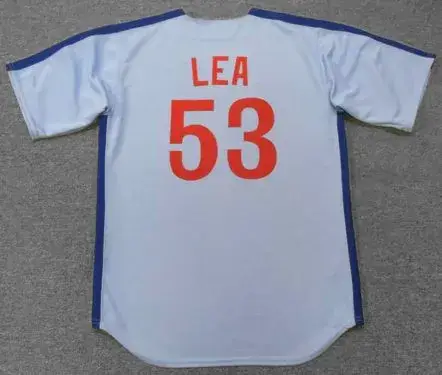 CHARLIE LEA Montreal Expos 1983 Away Majestic Throwback Baseball Jersey 