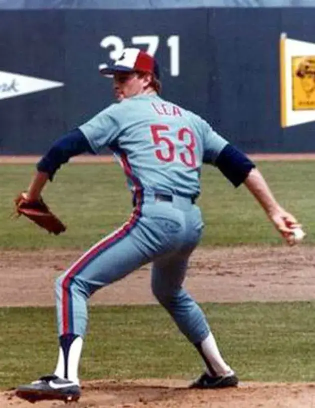 CHARLIE LEA Montreal Expos 1983 Away Majestic Throwback Baseball Jersey 