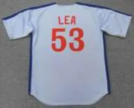 CHARLIE LEA Montreal Expos 1983 Away Majestic Throwback Baseball Jersey 
