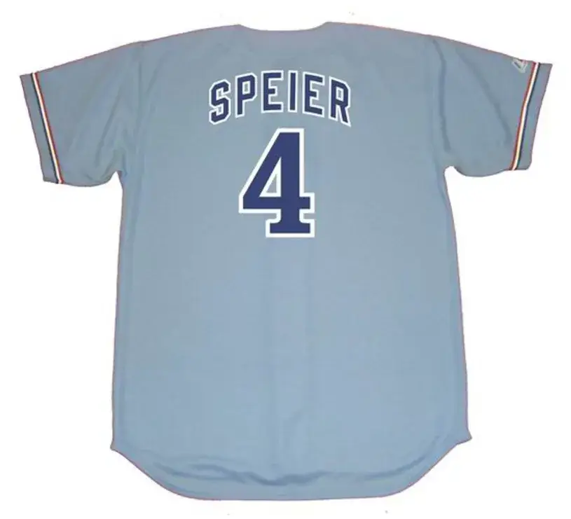 CHRIS SPEIER Montreal Expos 1978 Away Majestic Throwback Baseball Jersey 