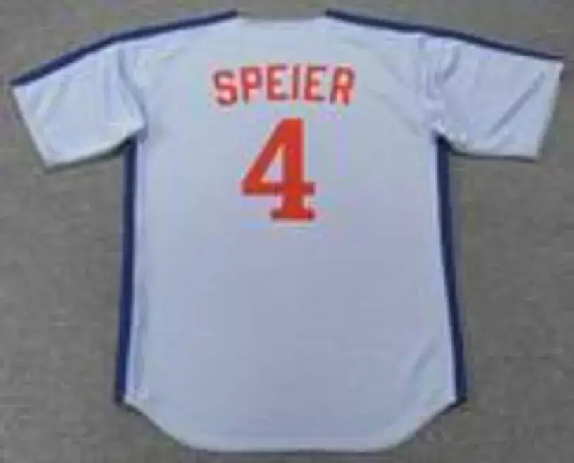 CHRIS SPEIER Montreal Expos 1981 Away Majestic Throwback Baseball Jersey 