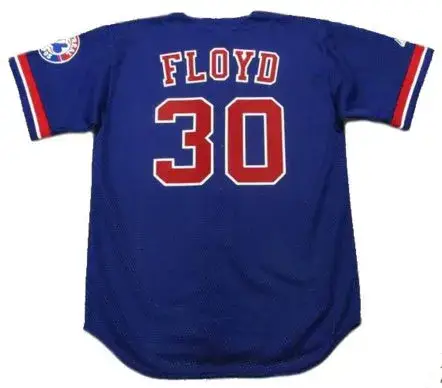 CLIFF FLOYD Montreal Expos 1994 Majestic Throwback Baseball Jersey 