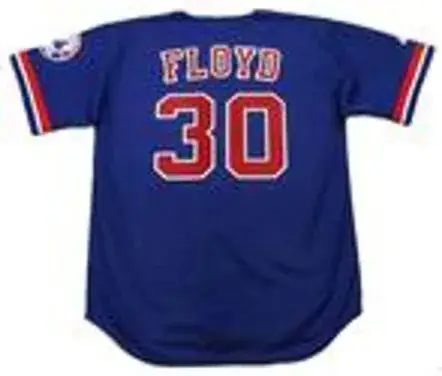 CLIFF FLOYD Montreal Expos 1994 Majestic Throwback Baseball Jersey 