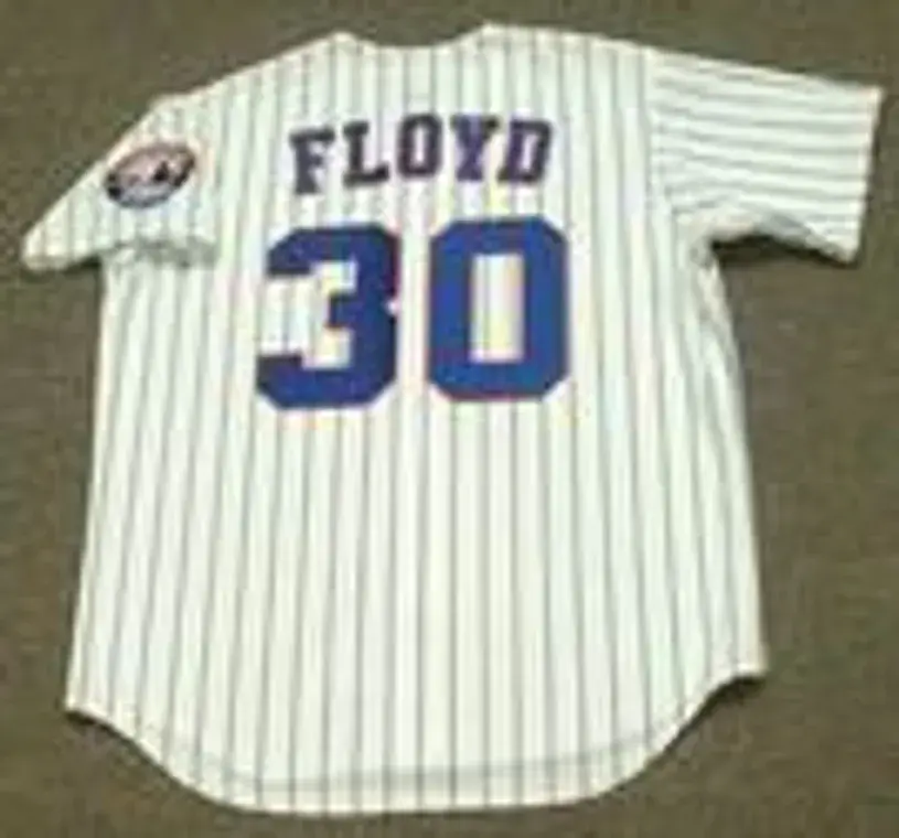 CLIFF FLOYD Montreal Expos 1994 Majestic Throwback Home Baseball Jersey 