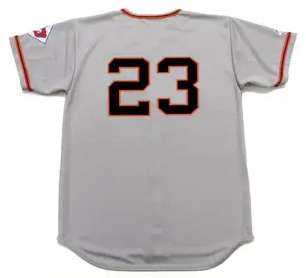 BOBBY THOMSON New York Giants 1951 Majestic Throwback Away Baseball Jersey 