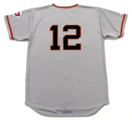 EDDIE STANKY New York Giants 1951 Majestic Throwback Away Baseball Jersey 